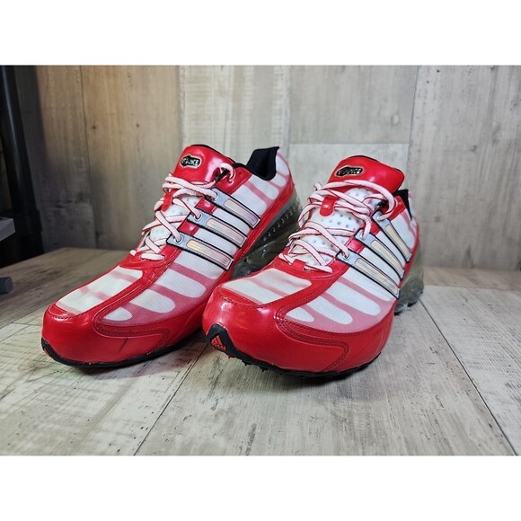 Adidas Bounce Spectrum 2007 Red White Men’s Size 12 Rare Running Shoes 070489 - Picture 1 of 9